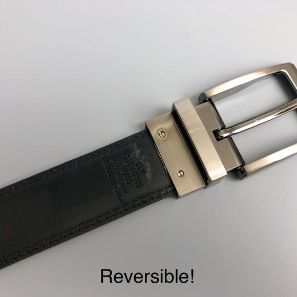 2 Pack Leather Belts Like New 1 Reversible and 1 Rustic (very nice) - Picture 4 of 13